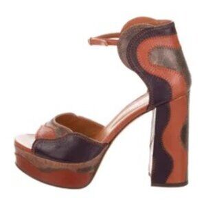 Derek Lam Leather Patchwork Sandal